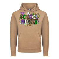 Vintage Coffee school nurse mardi gras Vintage Hoodie - CowGirlArtShop