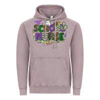 Vintage Zinc school nurse mardi gras Vintage Hoodie - CowGirlArtShop