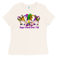 Bone happy mardi gras y'all gnomes Ladies Tee - RanaPortraitStore