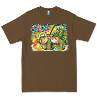 Cacao coconut with fruits  background Premium Tee - BarkalooDesign