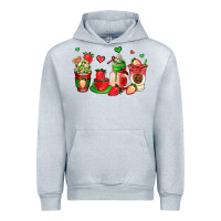 Heather Grey strawberry coffee cups Urban Hoodie - AdoDesignShop