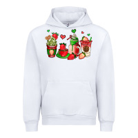 White strawberry coffee cups Urban Hoodie - AdoDesignShop