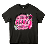 Asphalt breast cancer awareness we fight together Heavy Core Tee - LillyAllenDesigns