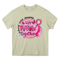 Mossy breast cancer awareness we fight together Heavy Core Tee - LillyAllenDesigns