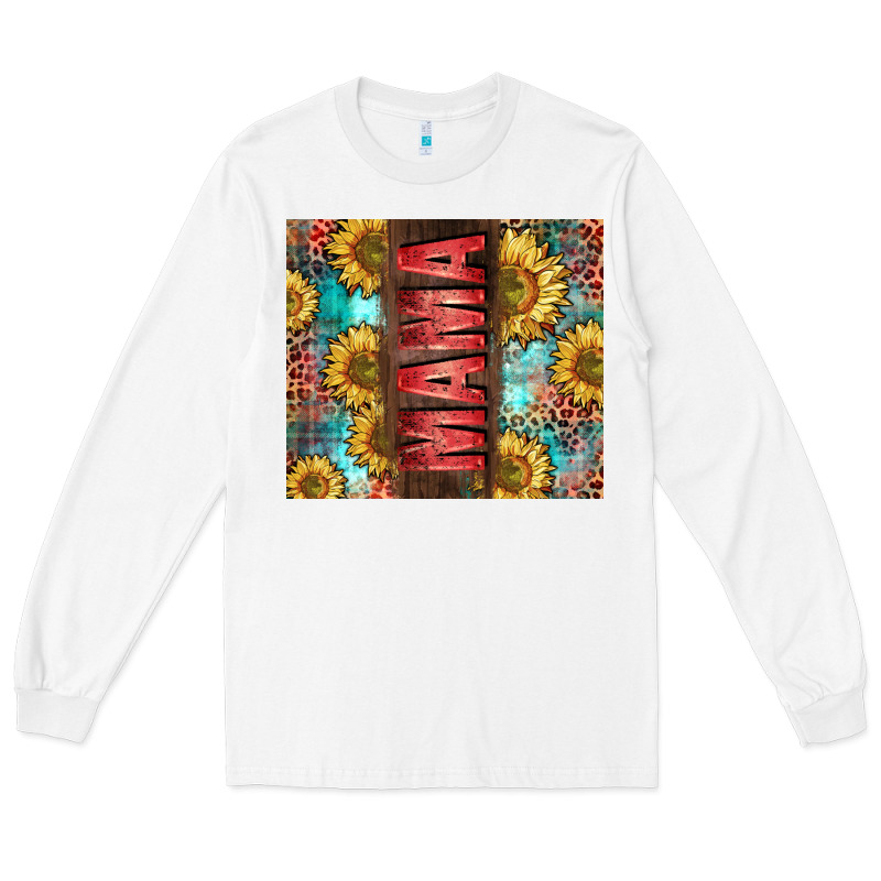 Mama Sunflower Long Sleeve Tee by CowGirlArtShop | Teevron