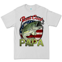 Dove Grey reel cool papa fishing Premium Tee - Jasminsmagicworld