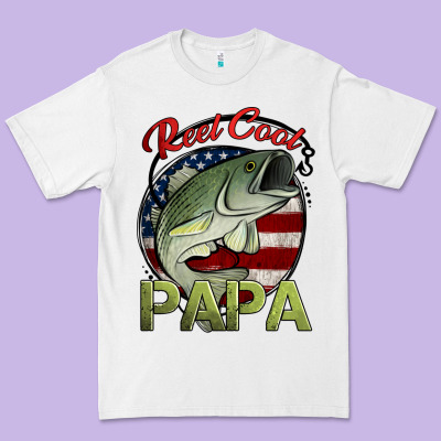 Reel Cool Papa Fishing Premium Tee Designed By Jasminsmagicworld