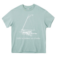 Arona Life Is Better On A Boat Sailboat Sketch Cool Sailing Gifts Heavy Core Tee - minhPixels