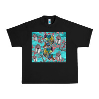 Black fish lures Urban Heavy Tee - TumblerDesignByShophia