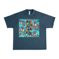 Midnight Navy fish lures Urban Heavy Tee - TumblerDesignByShophia