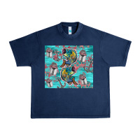 Navy fish lures Urban Heavy Tee - TumblerDesignByShophia