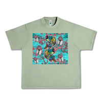 Oil Green fish lures Urban Heavy Tee - TumblerDesignByShophia