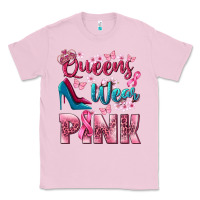 Bubblegum Pink Queens wear pink Breast Cancer Classic Tee - NancyCooperArtShop