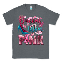 Charcoal Heather Queens wear pink Breast Cancer Classic Tee - NancyCooperArtShop