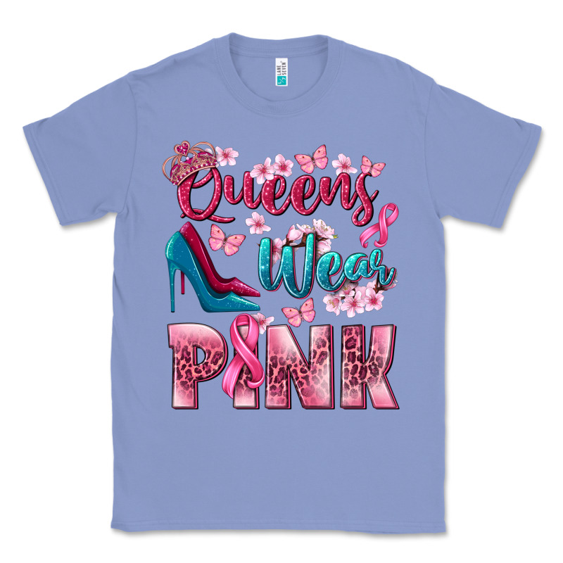 Queens Wear Pink Breast Cancer Classic Tee by NancyCooperArtShop | Teevron