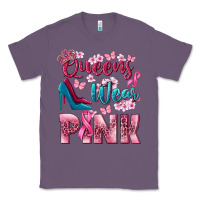 Lavender Queens wear pink Breast Cancer Classic Tee - NancyCooperArtShop