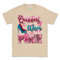 Mushroom Queens wear pink Breast Cancer Classic Tee - NancyCooperArtShop