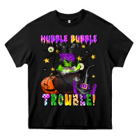 Black hubble bubble trouble Heavy Core Tee - LillyAllenDesigns