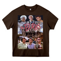 Chocolate Brown The 'Burbs Horror Movie Halloween Heavy Core Tee - minhPixels