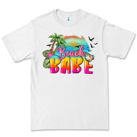 White beach babe Premium Tee - BarkalooDesign
