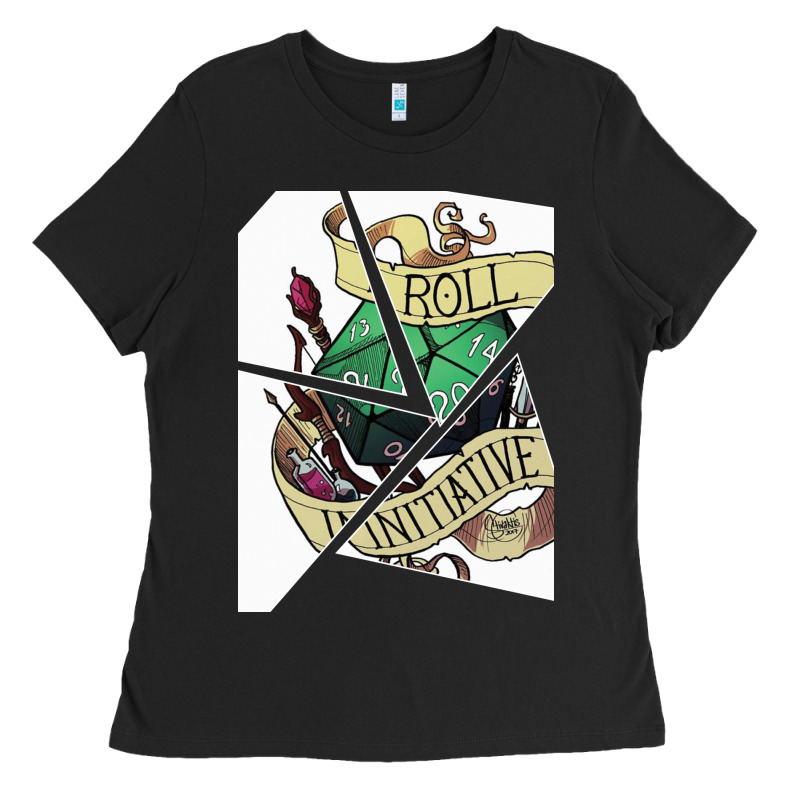 Roll Initiative Ladies Tee by Bettercallsaul | Teevron