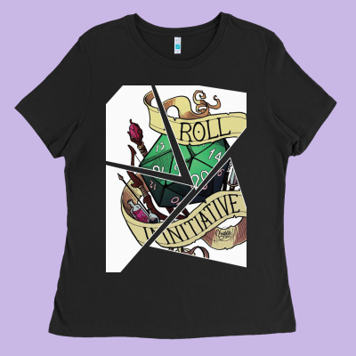 Roll Initiative Ladies Tee Designed By Bettercallsaul