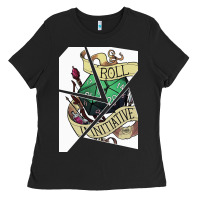 Black ROLL INITIATIVE Ladies Tee - Bettercallsaul