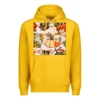 Lemon fall heifer seamless pattern Premium Hoodie - BundleAndBundleShop