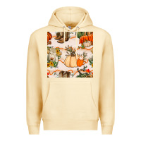 Pina Colada fall heifer seamless pattern Premium Hoodie - BundleAndBundleShop