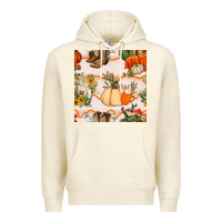 Sandshell fall heifer seamless pattern Premium Hoodie - BundleAndBundleShop