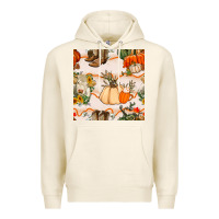 Tofu fall heifer seamless pattern Premium Hoodie - BundleAndBundleShop