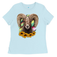 Baby Blue Texas Bighorn Sheep Ladies Tee - Bettercallsaul