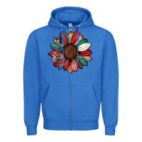 True Royal Christmas sunflower Zipper Hoodie - CowhideDigitalArt
