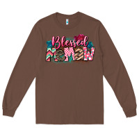 Chestnut Blessed memaw Mother's Day Long Sleeve Tee - CowGirlArtShop
