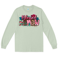 Matcha Blessed memaw Mother's Day Long Sleeve Tee - CowGirlArtShop