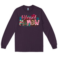 Plum Blessed memaw Mother's Day Long Sleeve Tee - CowGirlArtShop