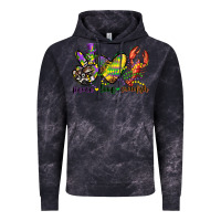 Cloud Black peace love crawfish mardi gras Vintage Hoodie - CowGirlArtShop