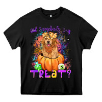 Black did somebody say treat Heavy Core Tee - LillyAllenDesigns