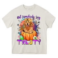 Cream did somebody say treat Heavy Core Tee - LillyAllenDesigns