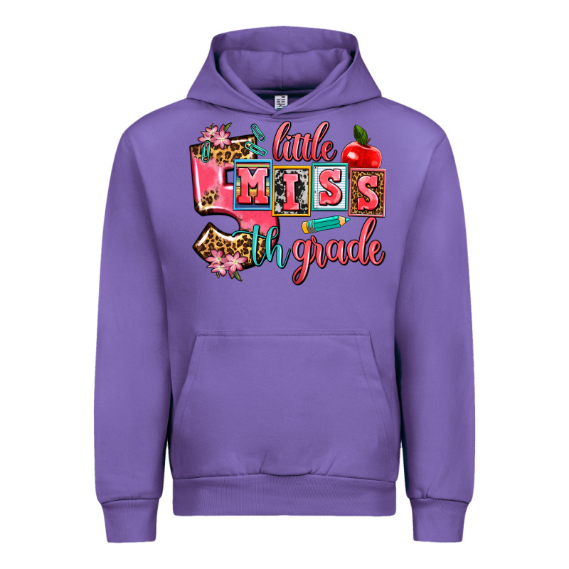 Little Miss 5 Th Grade Urban Hoodie by AdoDesignShop | Teevron
