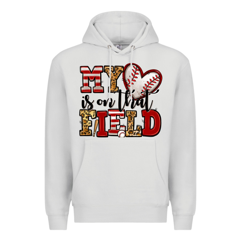 My Heart Is On That Field Baseball Premium Hoodie by Jasminsmagicworld | Teevron
