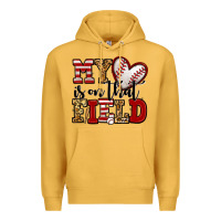 Mustard my heart is on that field baseball Premium Hoodie - Jasminsmagicworld