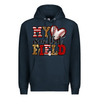 Navy my heart is on that field baseball Premium Hoodie - Jasminsmagicworld