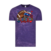 Cloud Purple Touchdown season American football 4th of july Vintage Tee - HowdyJamesFarm