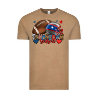 Touchdown Season American Football 4th Of July Vintage Tee | Teevron