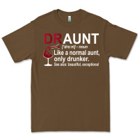Cacao Funny Drunk Aunt Definition DRAUNT Gift For Auntie Premium Tee - minhPixels
