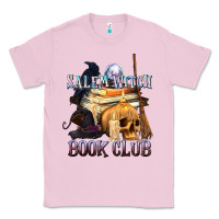Bubblegum Pink Salem Witch Book Club Classic Tee - texasbilliewilder