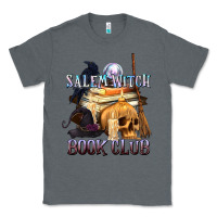 Charcoal Heather Salem Witch Book Club Classic Tee - texasbilliewilder