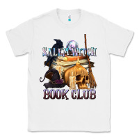 White Salem Witch Book Club Classic Tee - texasbilliewilder