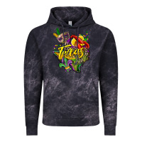 Cloud Black texas map mardi gras Vintage Hoodie - CowGirlArtShop